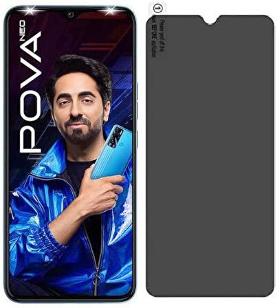 Tecno Pova Neo ile Uyumlu HAYALET Esnek Nano Kırılmayan Ekran Koruyucu