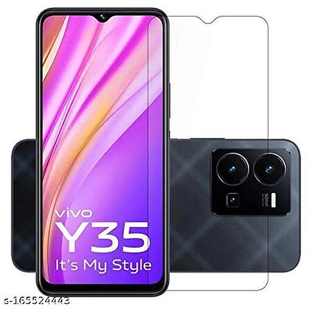 Vivo Y35 Şeffaf Esnek Nano Kırılmayan Ekran Koruyucu