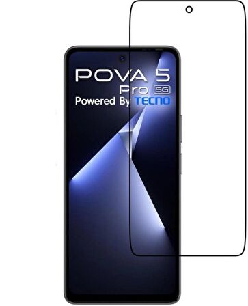 Tecno Pova 5 Pro ile Uyumlu Şeffaf Esnek Nano Ekran Koruyucu