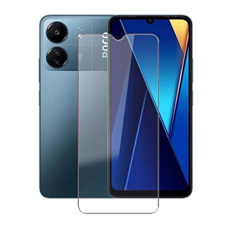 Poco C65 ile Uyumlu Şeffaf Esnek Nano Cam Ekran Koruyucu