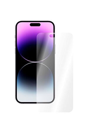 Iphone 14 Pro ile Uyumlu MAT Esnek Nano Cam Ekran Koruyucu