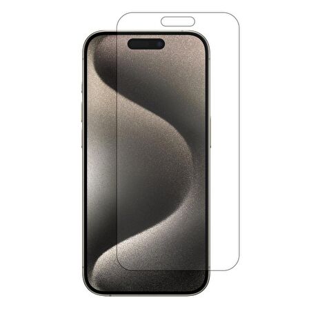 Iphone 15 ile Uyumlu MAT Esnek Nano Cam Ekran Koruyucu