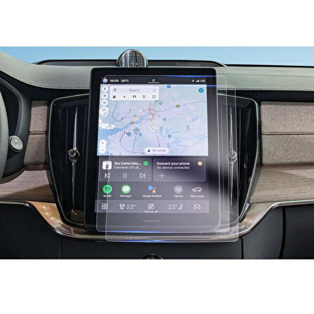Volvo XC60 2025 11.2 inç Multimedya uyumlu 9H Nano Ekran Koruyucu