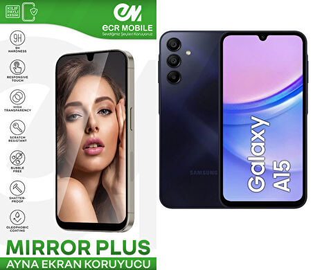 Samsung Galaxy A15 Esnek Ayna(Mirror) 9H Nano Ekran Koruyucu