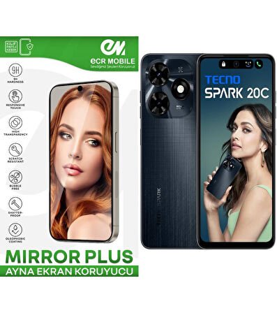 Tecno Spark 20C Esnek Ayna(Mirror) 9H Nano Ekran Koruyucu