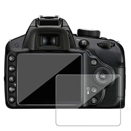 Canon EOS 2000D Dijital Fotoğraf Makinesi Ekran Koruyucu Uyumlu 9H Nano