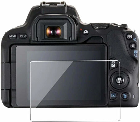 Canon EOS 1300D Dijital Fotoğraf Makinesi Ekran Koruyucu Uyumlu 9H Nano