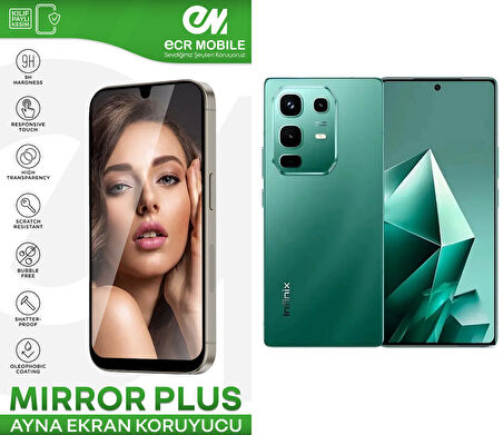 Infinix Note 50 ile Uyumlu Esnek Ayna(Mirror) 9H Nano Ekran Koruyucu