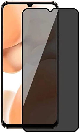 Vivo Y18 ile Uyumlu HAYALET(Privacy) 9H Esnek Nano Kırılmayan Ekran Koruyucu