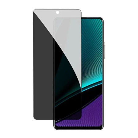 Infinix Note 30 Pro ile Uyumlu HAYALET(Privacy) Esnek 9H Nano Kırılmayan Ekran Koruyucu