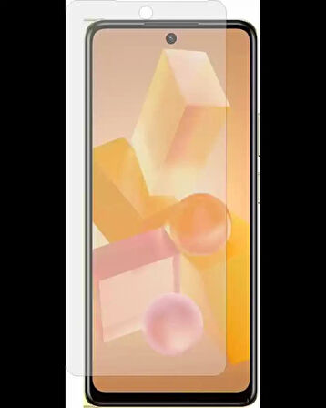 Infinix Hot 40 Pro ile Uyumlu MAT Parmak izi Bırakmayan Esnek 9H Nano Kırılmayan Ekran Koruyucu