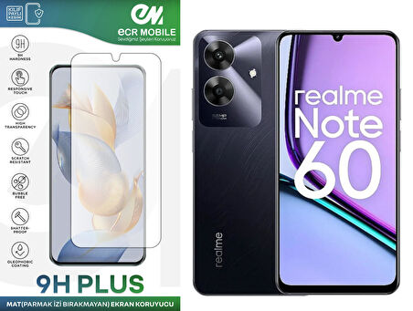 Realme Note 60 Ekran Koruyucu MAT Parmak İzi Bırakmayan Uyumlu Esnek Nano Kırılmayan