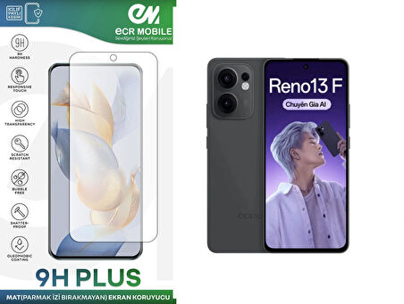 Oppo Reno 13F Ekran Koruyucu MAT Parmak İzi Bırakmayan Uyumlu Esnek Nano Kırılmayan