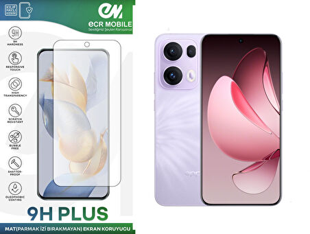 Oppo Reno 13 Pro 5G Ekran Koruyucu MAT Parmak İzi Bırakmayan Uyumlu Esnek Nano Kırılmayan