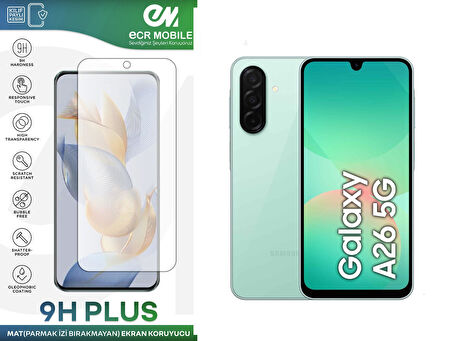 Samsung Galaxy A26 5G Ekran Koruyucu MAT Parmak İzi Bırakmayan Uyumlu Esnek Nano Kırılmayan