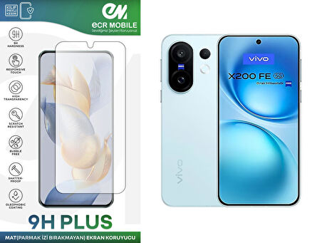 Vivo X200 FE Ekran Koruyucu MAT Parmak İzi Bırakmayan Uyumlu Esnek Nano Kırılmayan