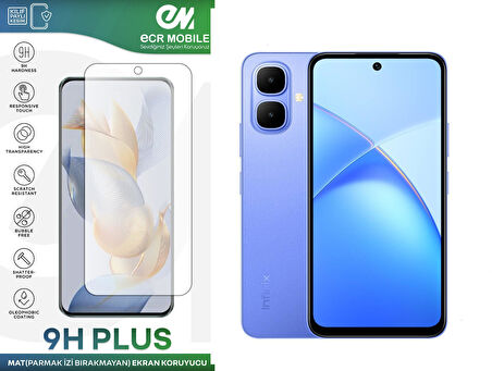 Infinix Smart 10 ile Uyumlu Ekran Koruyucu MAT Parmak İzi Bırakmayan Esnek Nano Kırılmayan