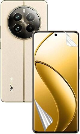 Realme 12 Pro/12 Pro+ ile Uyumlu Hidrojel Ekran Koruyucu Film HD-ŞEFFAF