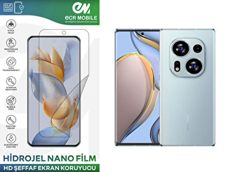Tecno Phantom X2 ile Uyumlu Hidrojel Ekran Koruyucu Film HD-ŞEFFAF(Tempered Cam Değildir!)
