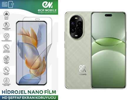 Huawei Nova 13 Pro ile Uyumlu Hidrojel Ekran Koruyucu Film HD-ŞEFFAF(Tempered Cam Değildir!)