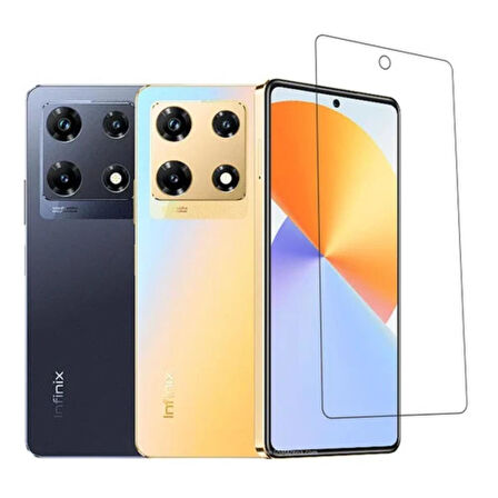 Infinix Note 30 Pro ile Uyumlu Şeffaf 9H Esnek Nano Ekran Koruyucu
