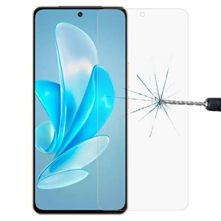 Vivo V30 Lite ile Uyumlu Şeffaf 9H Esnek Nano Ekran Koruyucu