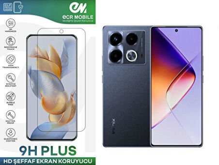 Infinix Note 40 Ekran Koruyucu 9H Esnek Nano Cam Tam Uyumlu Şeffaf