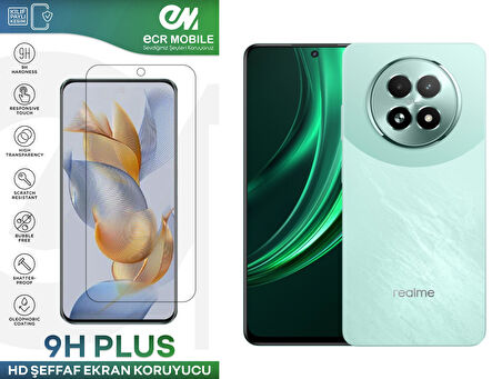 Realme 13 5G Ekran Koruyucu 9H Esnek Nano Cam Tam Uyumlu Şeffaf