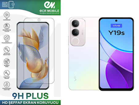 Vivo Y19s Ekran Koruyucu Esnek Nano Cam Tam Uyumlu Şeffaf