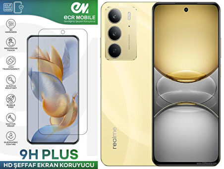 Realme C75 Ekran Koruyucu Esnek Nano Cam Tam Uyumlu Şeffaf