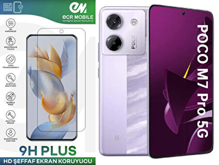 Poco M7 Pro Ekran Koruyucu Esnek Nano Cam Tam Uyumlu Şeffaf