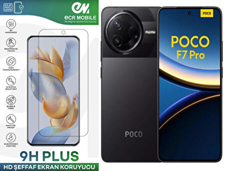 Poco F7 Pro Ekran Koruyucu Esnek Nano Cam Tam Uyumlu Şeffaf