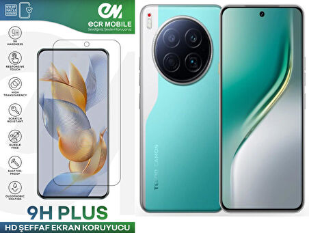 Tecno Camon 40 Premier 5G  ile Uyumlu Şeffaf Esnek Nano Cam Ekran Koruyucu