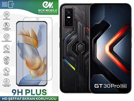 Infinix GT30 Pro Ekran Koruyucu 9H Esnek Nano Cam Tam Uyumlu Şeffaf