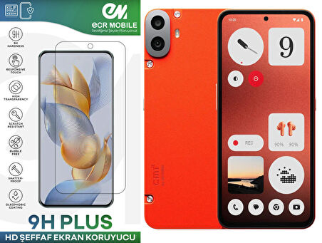 CMF Phone 1 Ekran Koruyucu 9H Esnek Nano Cam Tam Uyumlu Şeffaf