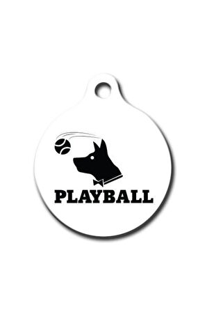 Playball Yuvarlak Köpek Künyesi