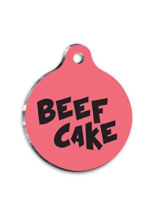 Beef Cake Kedi Köpek Künyesi XLarge 3,3 x 5 cm
