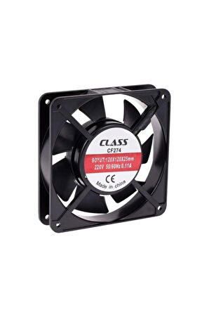 Class Cf-274 120x120x25 Ac 220 Volt 2 Pin 50/60 Hz 0.11a Fan
