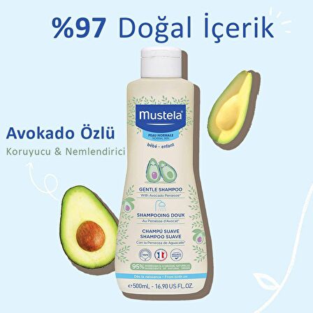 Mustela Gentle Göz Yakmayan Bebek Şampuanı 500 Ml - Papatya Özlü