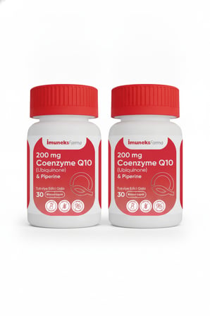 İmuneks Koenzim Q10 200 mg 30 Kapsül 2’li Set