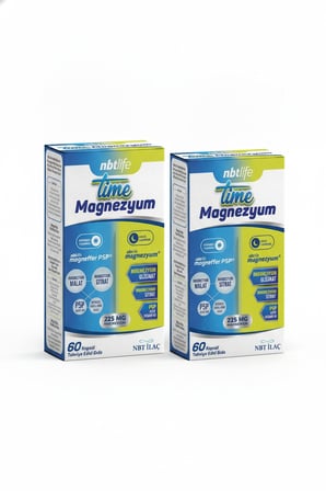 NBT Life Time Magnezyum 60 Kapsül 2’li Set