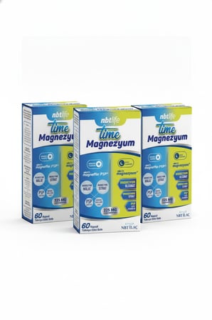 NBT Life Time Magnezyum 60 Kapsül 3’lü Set