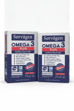 Sorvagen Omega 3 Plus 60 Kapsül 2’li Set