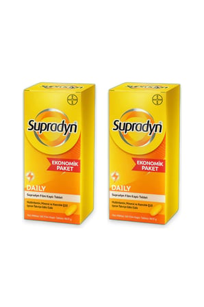 Supradyn Daily Koenzim Q10 60 Film Kaplı Tablet 2’li Set