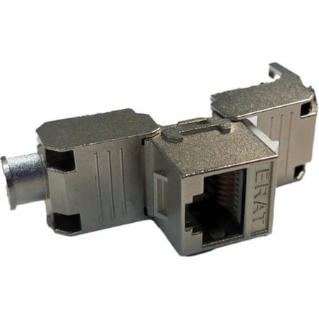 ERAT Cat6A FTP Keystone Jack 180 derece Shielded