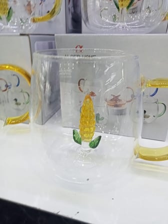 Özel Seri Çay Bardağı İlginç Fincan Arkadaşa Hediye 3D Mısır Figürlü Kupa Bardak