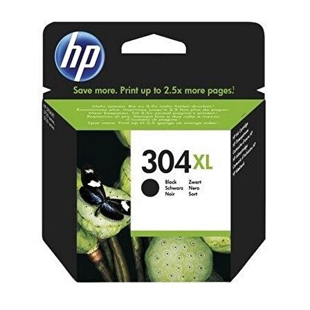 HP N9K08A No 304Xl Yüksek Kapasite Siyah Kartuş