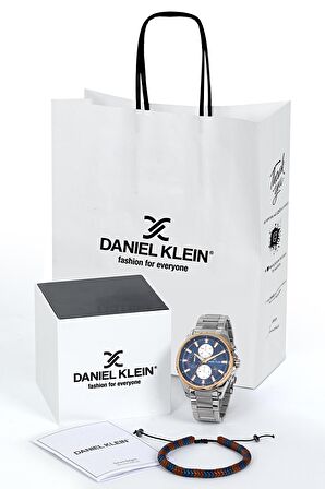 Daniel Klein Çelik Erkek Kol Saati EDK10028 (Bileklik Hediyeli)