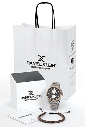 Daniel Klein Çelik Erkek Kol Saati EDK10028 (Bileklik Hediyeli)