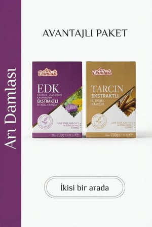 Arı Damlası 2'li Macun Setleri – Enginar-Deve Dikeni-Karahindiba-Tarçın İçerikli Macun